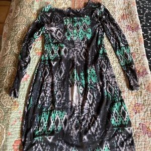 Lafayette 148 New York Printed Knit Midi Dress